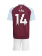 Aston Villa Pau Torres #14 Kotipaita Lasten 2024-25 Lyhythihainen (+ shortsit)